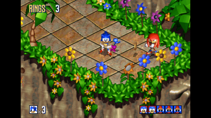 Image From The Saturn’s Sonic 3D Blast Running On My PC